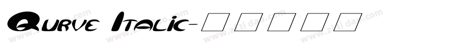 Qurve Italic字体转换